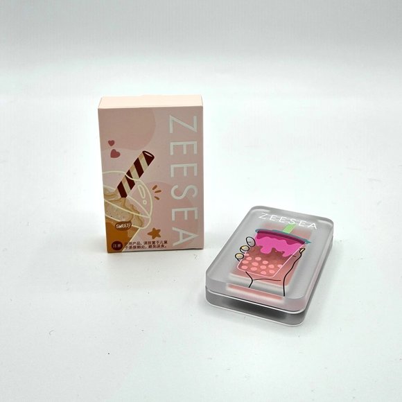 PICK 2 FOR $20 | Zeesea DESSERT COLLECTION Sweet Treat Blush 01 White Peach - Picture 1 of 6